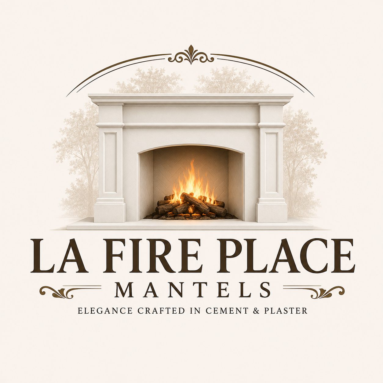 LA FIRE PLACE MANTEL